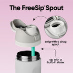 Owala FreeSip Stainless Steel Water Bottle 24 oz Dreamy Field