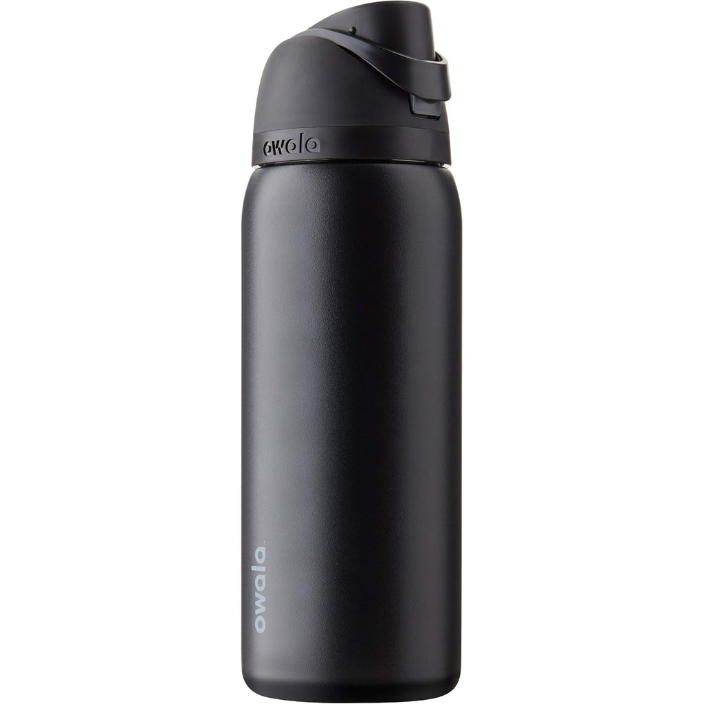 Owala FreeSip Stainless Steel Water Bottle 32 oz Very, Very Dark
